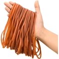 thumbnail image 1 of 100 Pieces 8 Inches Elastic Rubber Bands Heavy Duty Large Rubber Bands for Office File Folders Garbage Cans Pet Litter Box, 1 of 7