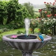 thumbnail image 3 of Solar Powered Fountain Hanging Outdoor Swimming Pool Flowing Water Floating Fountain 7V3W Storage Ba_Perfect Gift, 3 of 4