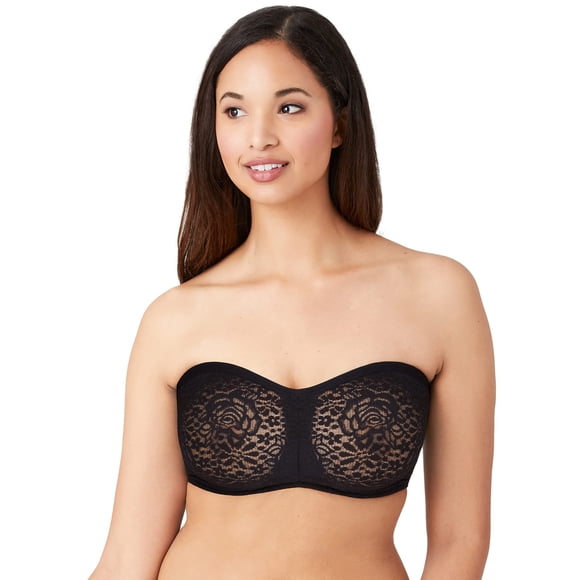 Wacoal Women's Halo Strapless Bra, Black, 34B