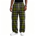 thumbnail image 2 of YNGKMEA Cargo Pants Men Basic Loose Casual Pants Fashion Workout High Waisted Trousers Comfy and Breathable Pants with Multi Pockets Blue 2XL, 2 of 6