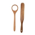 thumbnail image 2 of Espátula para filetes planos, batidor de madera, herramienta para raspar huevos y fermentar levadura. C, 2 of 9