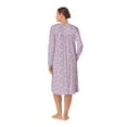 thumbnail image 4 of Aria Women’s 100% Cotton Long Sleeve Ballet Nightgown, Sizes XS-5X, 4 of 5