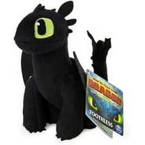 DreamWorks Dragons, Toothless 8-inch Premium Plush Dragon, for kids aged and up