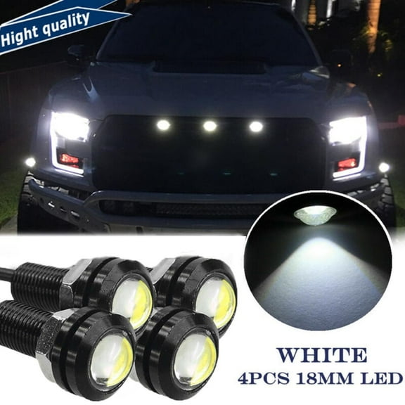 White LED Light Grille Lighting Universal 12V DC For Truck SUV Ford SVT