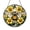Acrylic 3.5 Inch, variant on Stained Glass Honey Bee and Hive Suncatcher, Floral Wreath Window Hanging Decor Featuring Bee, Honeycomb and Flower Elements