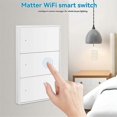 thumbnail image 2 of Matter WiFi Smart Switch Wall Light Switch Smart Control 6 way, 2 of 5