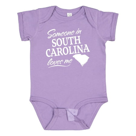 

Inktastic Someone in South Carolina Loves Me Gift Baby Boy or Baby Girl Bodysuit