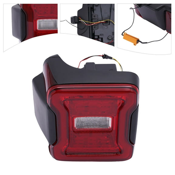 LED Tail Light Lamp Assembly Left Driver Side for Jeep Wrangler 2018-2022