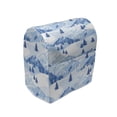 thumbnail image 1 of Northwoods Stand Mixer Cover, Snowy Mountains and Fir Forest Winter Adventure Pastoral Landscape, Kitchen Appliance Organizer Bag Cover with Pockets, 5 Quarts, Pale Blue White Blue, by Ambesonne, 1 of 4