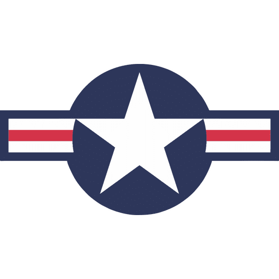 3.8 Inch U.S. Air Force Roundel Decal