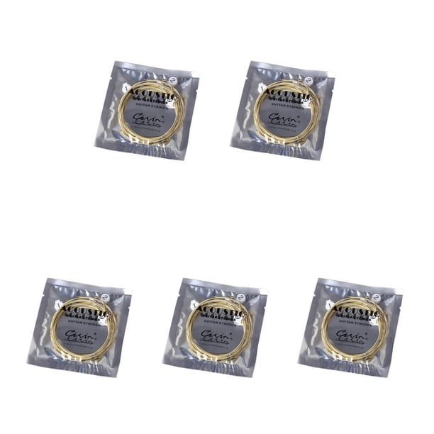Greeniant 6 unids / set piezas de repuesto de cuerdas de guitarra popular guitarra acústica Kit de cuerdas de núcleo de cobre accesorios para Type2 Greeniant CBP103944