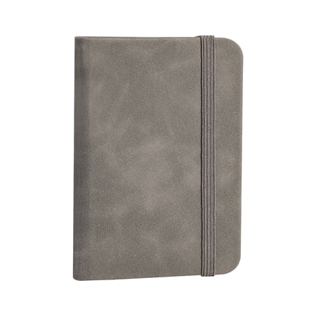 Adpan Pocket Notebook Journals Pu Leather Cover Mini Journals Small Notepad Notebooks Portable Thick Lined Paper Notebooks for Travel Conference Office Supplies I