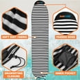 Stretch Cube SUN CUBE Surfboard Sock Cover, Stretch Knit Surf Bag Sleeve, 8'6 ...