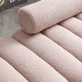 thumbnail image 5 of Miniyam Upholstered 53" Upholstered Bench for End of Bed with Gold Metal Legs, Pink, 5 of 8