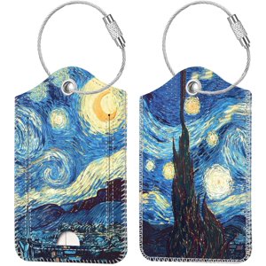 Fintie 2-Pack Luggage Tags with Privacy Cover