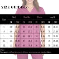 thumbnail image 3 of Hearthz Scrub Tops V Neck Short Sleeve Women’s Nurse Uniforms with Pocket Hot Pink Scrubs Top for Women, 3 of 5