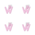 thumbnail image 1 of Advancent 4 unids/set estante de accesorios de baño que ahorra espacio-práctico y fácil de instalar duradero conveniente Almacenamiento y organización del hogar Paquete 1: 4 piezas rosa, 1 of 6