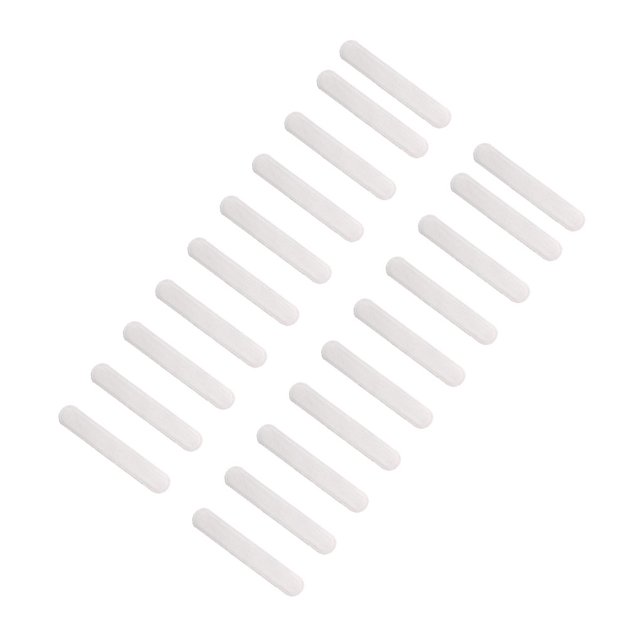 Minnieouse 20 Pieces Self-Adhesive Hat Liner Single-use Reducer Size Absorbing Pads Sweat Tape Cotton Protection for Tennis Sombreros blanco Minnieouse AP007809-02