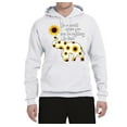 thumbnail image 2 of In A World Where You Can Be Anything Be Kind Inspirational/Christian Unisex Graphic Hoodie Sweatshirt, White, 2XL, 2 of 3