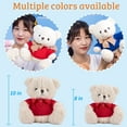 thumbnail image 4 of Teddy Bear Personalized Plush Toys, Customized Gifts Stuffed Bear with Text+Photo as Gift on Birthday Christmas (8 IN-Text+Photo), 4 of 6