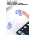thumbnail image 2 of Acuvar Wireless Bluetooth Earbuds with LCD Charging Case, Noise Cancelling Earphones with mic and touch controls, Light Blue, 2 of 7