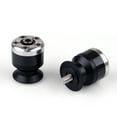 thumbnail image 2 of Universal Motorcycle CNC Carbon Fiber 8mm Swingarm Sliders Spools Silver, 2 of 3