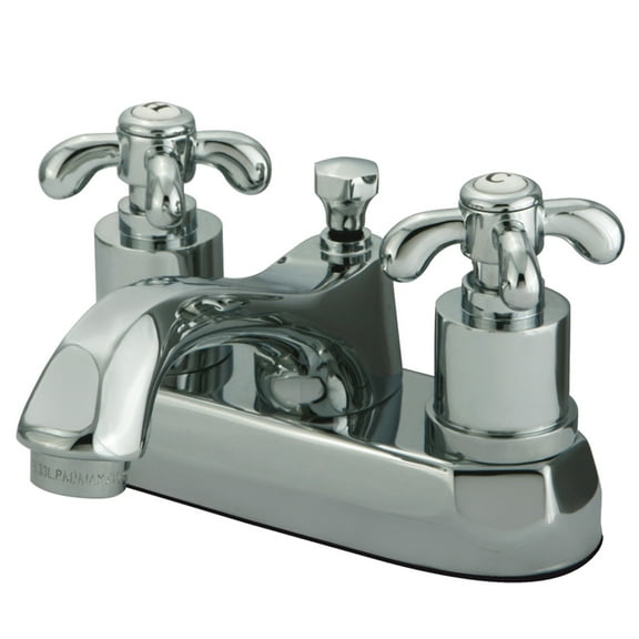 Kingston Brass KS4261TX 4 in. Centerset Bathroom Faucet, Polished Chrome