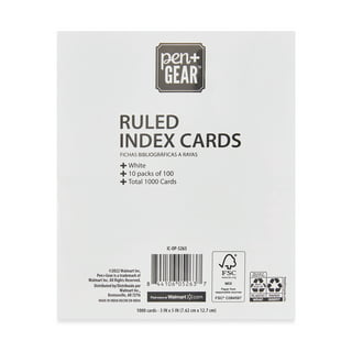  Oxford 41 (1000 PK) Ruled Index Cards, 4 x 6, White, 1,000  Cards (10 Packs of 100) (41) : Index Card Supplies : Office Products