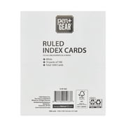 Pen+Gear Ruled Index Cards, White, 3" x 5", 10 Packs, 100 Count per Pack