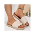 thumbnail image 6 of Women's Sandals Bohemian Open Toe Flat Beach Slide Comfortable Footwear, 6 of 10