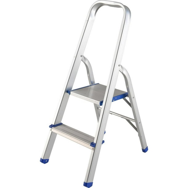 Escalera Plegable Surtek Tipo Taburete Aluminio 2 Escalones ETTA2