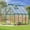 Green, variant on EastVita 6 x 7 ft Greenhouse Polycarbonate Walk-in Greenhouse with Aluminum Frame Clear Pop-up Greenhouse Green