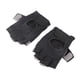 thumbnail image 1 of Guantes de fitness Guantes de entrenamiento para hombres y mujeres Guantes de ejercicio para levantamiento de pesas Entrenamiento de ciclismo Medio dedo Negro M, 1 of 12