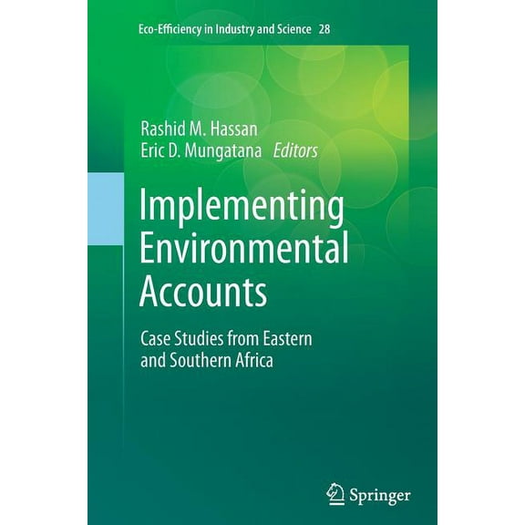 Eco-Efficiency in Industry and Science Implementing Environmental Accounts: Case Studies from Eastern and Southern Africa, Book 28, (Paperback)