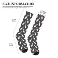 thumbnail image 2 of Lsque Bowling Pins Pattern Sport Compression Socks for Men & Women 15-20 mmHg Knee High Nurse Pregnant Running Medical and Travel Athletic, 2 of 6