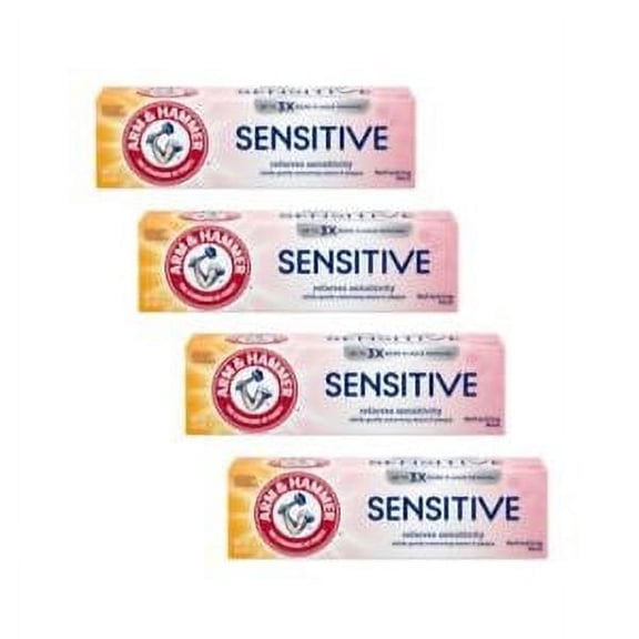Arm & Hammer Sensitive Teeth and Gums Toothpaste, 4.5OZ - Pack of 4