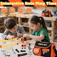 thumbnail image 6 of LINXUXIE Kids Tool Set, Pretend Play Toddler Tool Toy with Construction Portable Bag & Electronic Toy Drill, Birthday Gifts for Kids 1-3 3-5 5-8 Year Old, 6 of 7