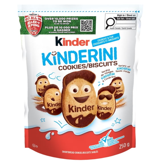 KINDER KINDERINI Shortbread Cookies, 250g