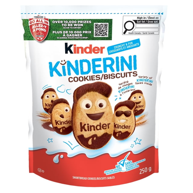 KINDER KINDERINI Shortbread Cookies, 250g