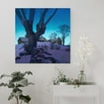 thumbnail image 5 of American Painter And Illustrator Maxfield Parrish Hill Top Farm Retro Poster Print Photo Art Painting Canvas Poster Home Decorative Bedroom Modern Decor Posters Gifts 20x20inch(50x50cm), 5 of 5