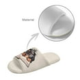 thumbnail image 4 of POLERO Slippers for Women Indoor Cute Dachshund Book Print House Slippers Open Toe Design Lightweight Sole Bedroom Shoes, Size 10.5-11.5, 4 of 7