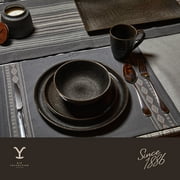 (4 pack) Yellowstone Ceramic Rectangular Platter, Rip Collection