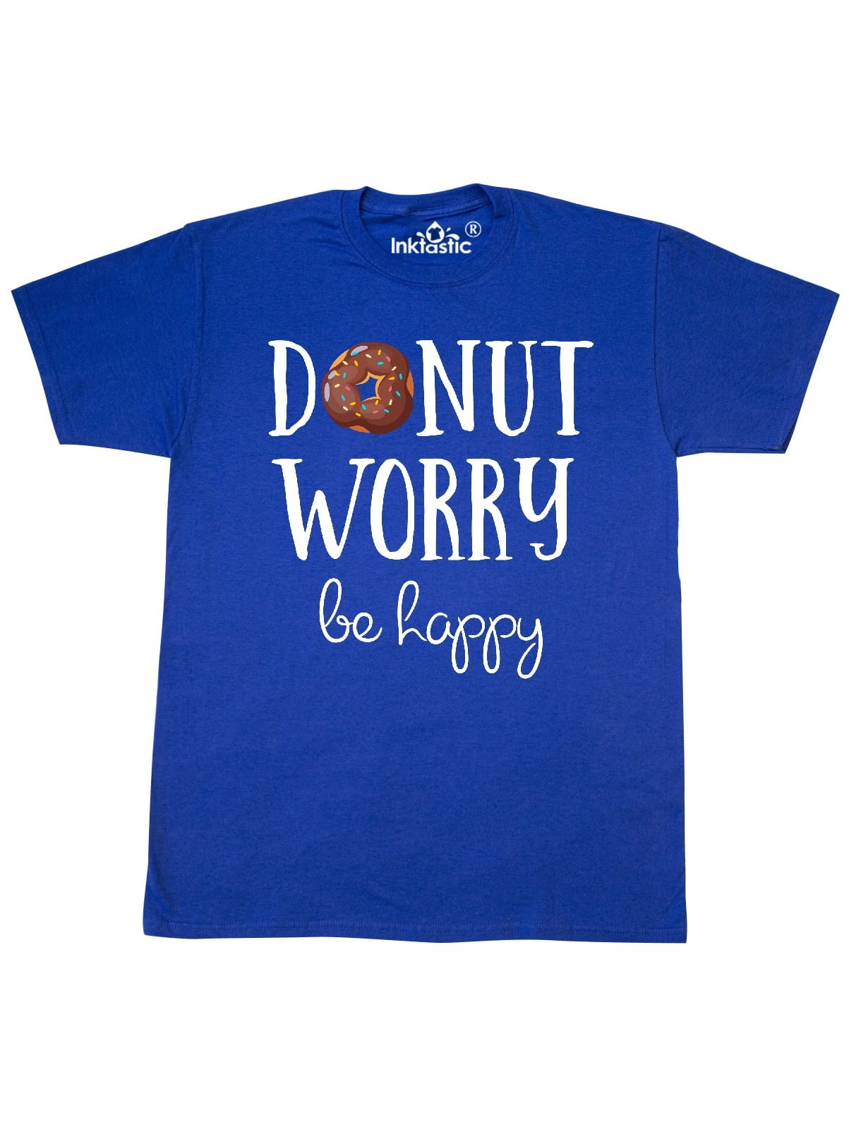 donut worry be happy t shirt