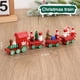 thumbnail image 3 of Tren de madera de Navidad, adornos navideños para el hogar, adorno para árbol de Navidad 2024, regalo para niños, Feliz Año Nuevo 2025, 3 of 5