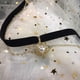 thumbnail image 2 of Gargantilla de terciopelo negro vintage, cadena de oro delicado con perlas de amor y diamantes de imitación, collar con dije gótico, joyería para mujeres y niñas ER, 2 of 5