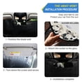 thumbnail image 2 of Lovely Cats and Paw Car Windshield Sun Shade Foldable Car Front Window Visor Heat and UV Protection 53x23.5, 2 of 8
