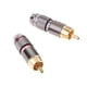 thumbnail image 3 of Conector RCA Phono macho, adaptador de conector sin soldadura, terminales AV de Audio, 3 of 6