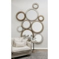 thumbnail image 5 of Mercana Furniture Sterling Cog III 35.5" Round White Wood Frame Mirror, 5 of 5
