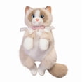 thumbnail image 4 of Realistic Cat Plush Backpack,Ragdoll Backpack Adjustable Strap,Cute Storage Bag for Women,Ideal Gift for Cat Lovers, 4 of 7