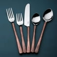 thumbnail image 6 of Camellia Vintaged Gold 20 Pc. Flatware Set (Serves 4), 6 of 8